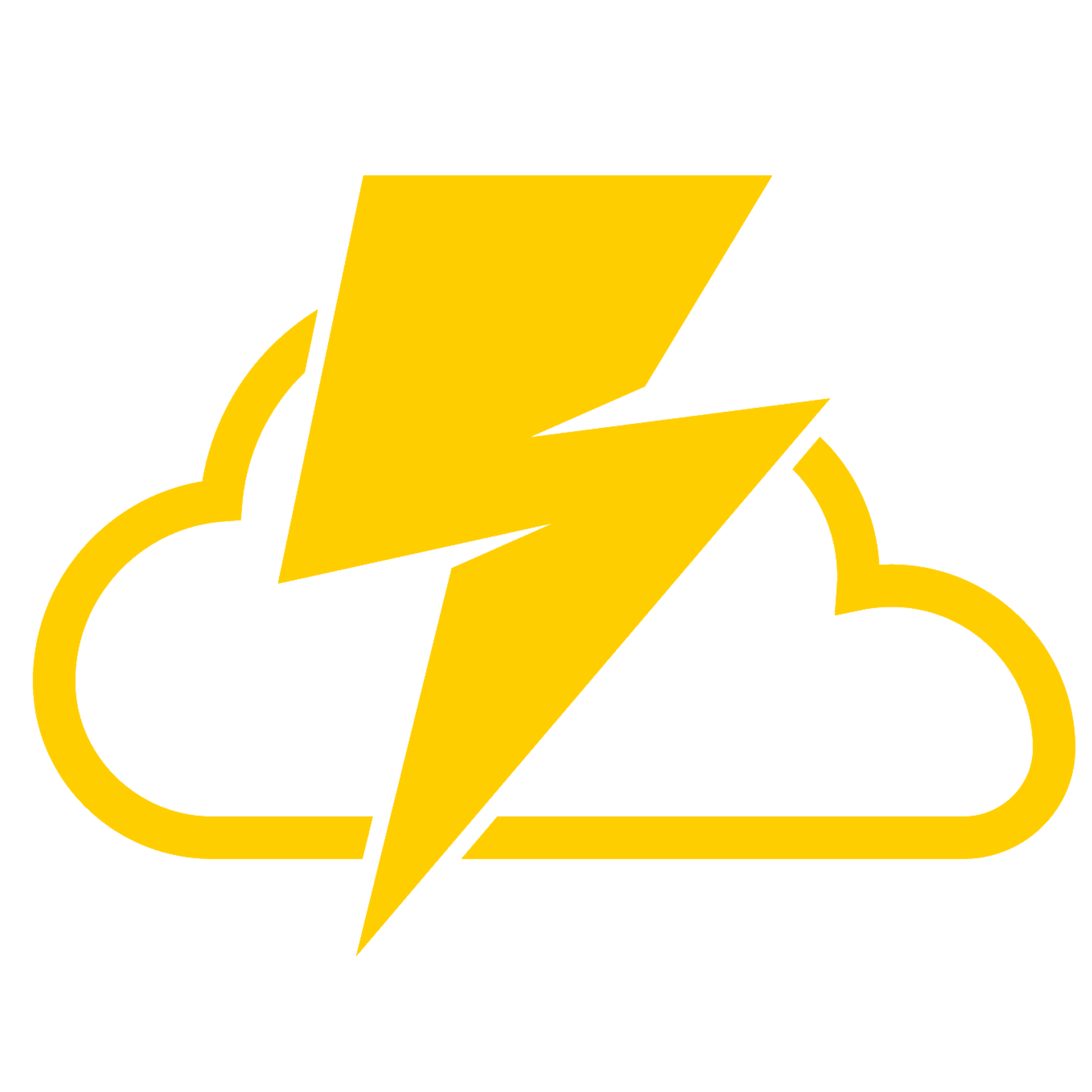 Volteric lightning cloud logo